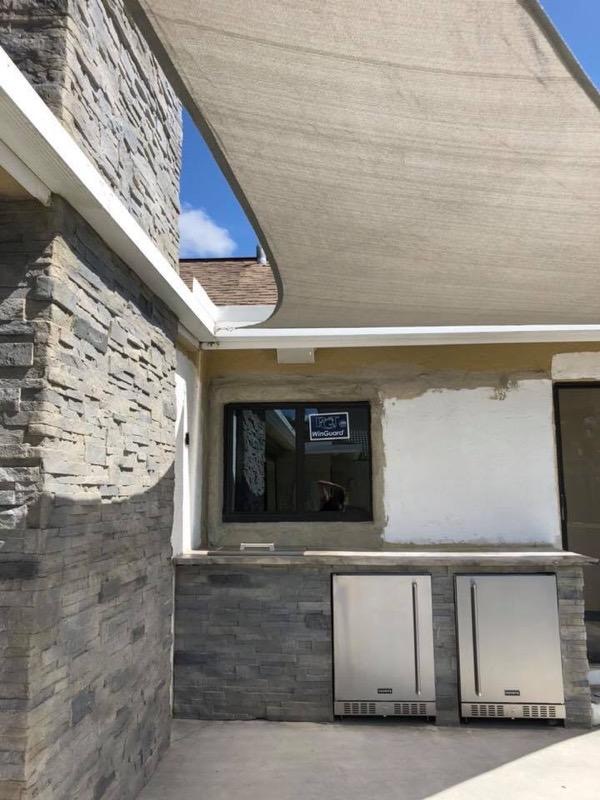 Custom outdoor kitchen