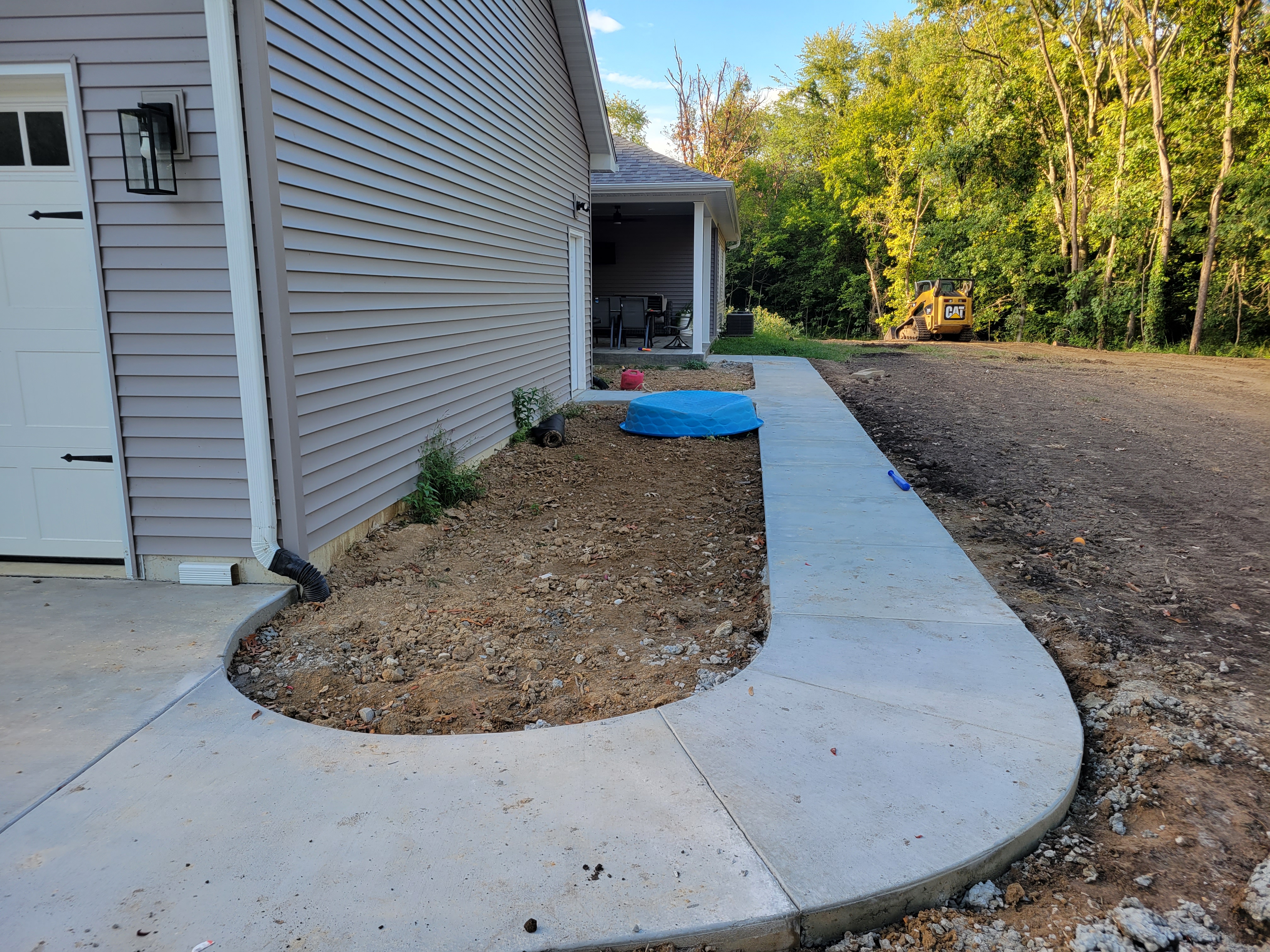 Stamped patio detail