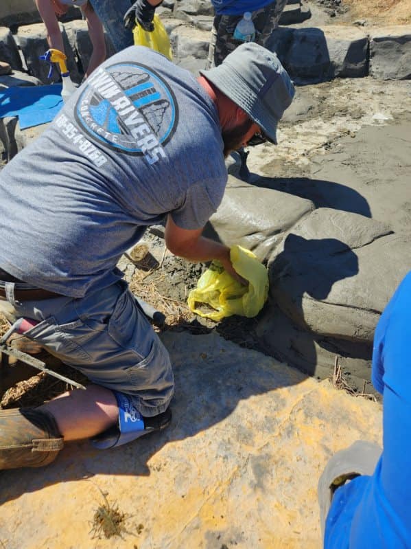 Custom retaining wall